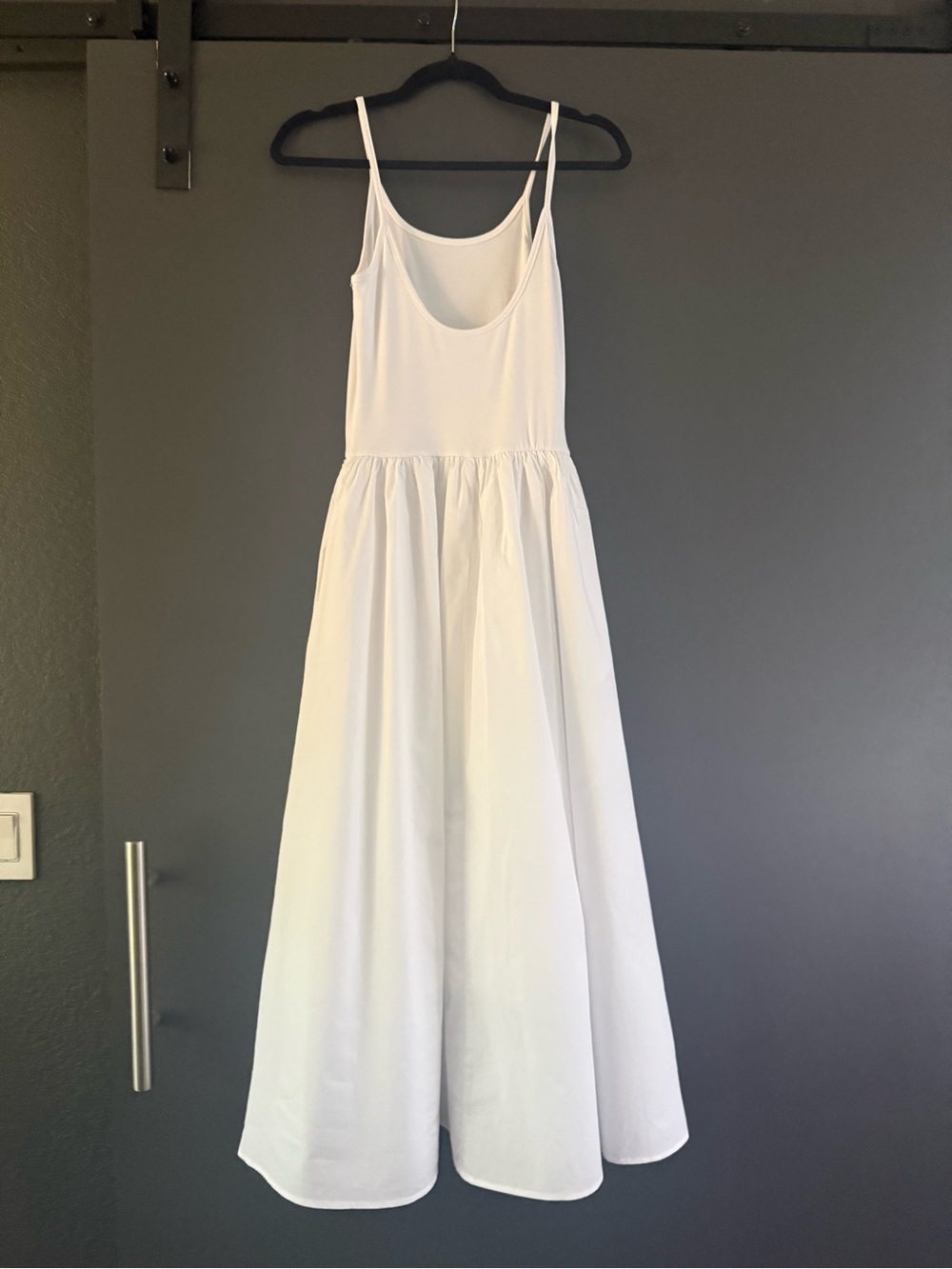 Patchwork Pockets Cotton Cami Midi Dress - Small - Picture 13 of 14
